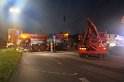 VU LKW umgestuerzt Feldkassel Industriestr Robert Boschstr P220